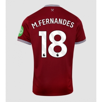 Billige Fotballdrakt West Ham United Mateus Fernandes #18 Replika Hjemmedrakt 2025-26 Kortermet